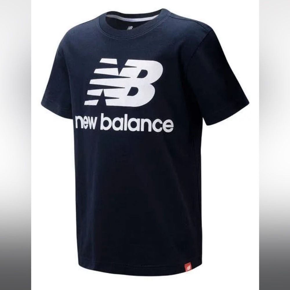 New Balance Boys' Boys Short Sleeve Cotton T-Shirt - Eclipse - XL (18-20)